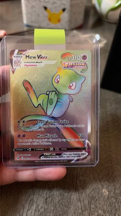 Mew VMAX Rainbow Rare 268/264 Fusion Strike