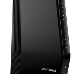 NETGEAR - Nighthawk AX6000 Wi-Fi 6 Router with DOCIS 3.1

Cable Modem - Black

Model: CAX80-10ONAS
