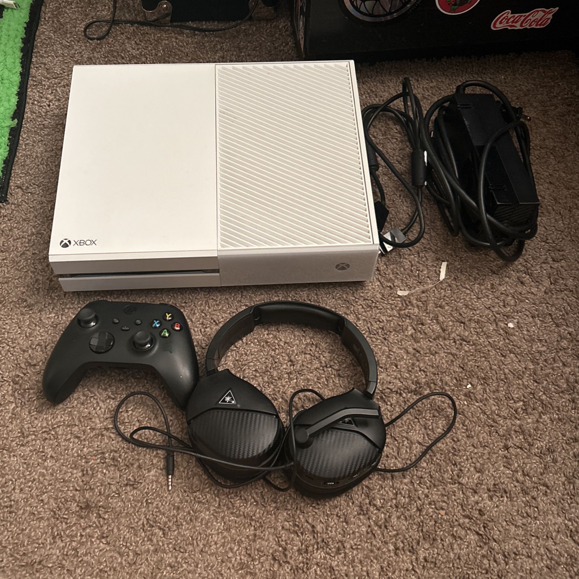 Xbox One With Controller And Headset Included!!