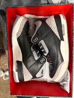 Jordan 3 black cement sz9.50
