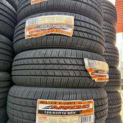 📲‼️185/65/14 Vendo Set De Llantas Nuevas Marca Arroyo