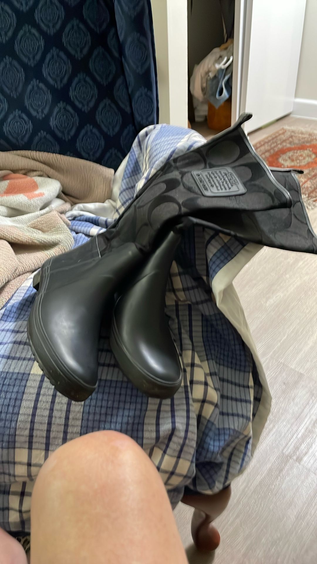 Genuine Coach Snow and Rain Boots, Size 5M