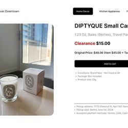 Diptyque 35g Candle