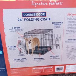 Top Paw 24" Folding Dog Crate