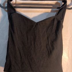 Algalaround Halter Top Black 