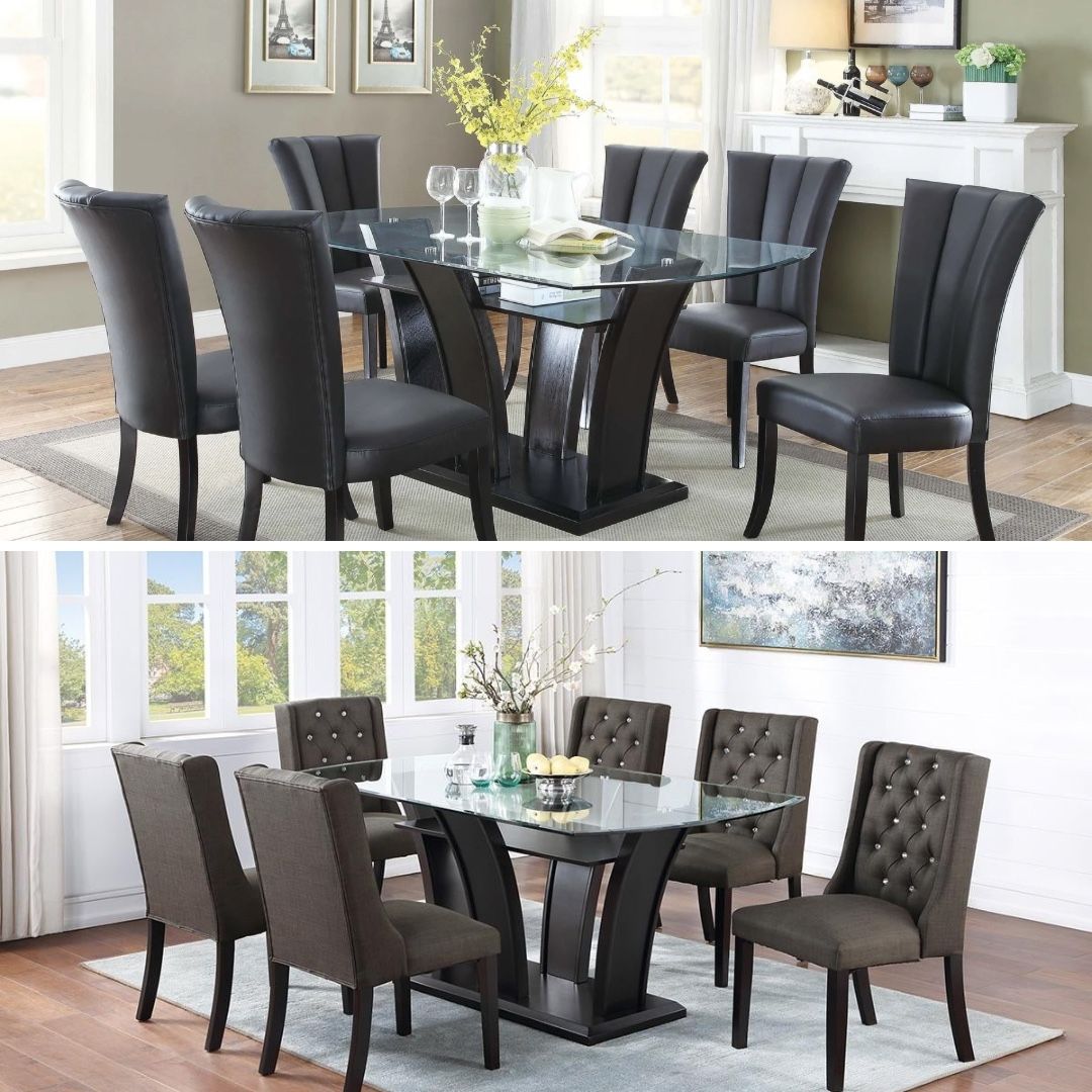 Black Dining Table Set