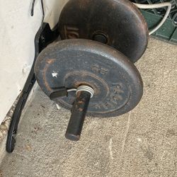 Dumbbell With 2 10 Pound Weights