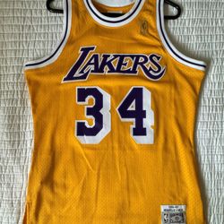 Shaq Lakers Jersey Los Angeles Throwback La