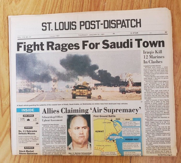 1991 St Louis Newspaper Iraq War