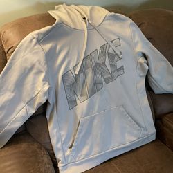 Green NIKE pullover Hoodie Size LARGE