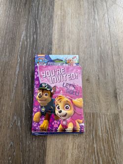 Paw Patrol Birthday Invites
