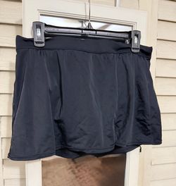 Black Swimming Skort- L