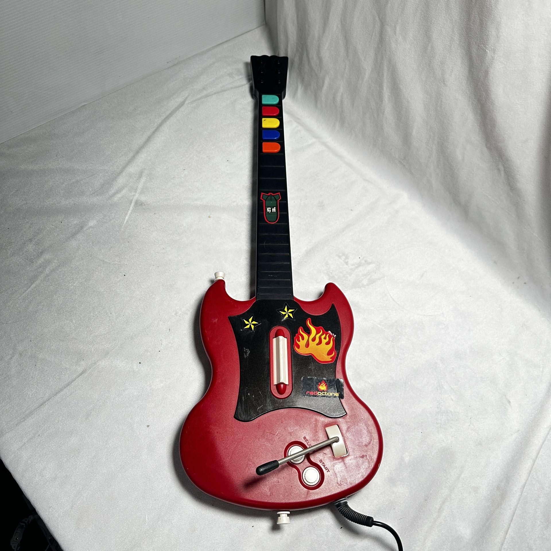 Guitar Hero PS2 PSLGH PlayStation 2 Wired Guitar Red Octane