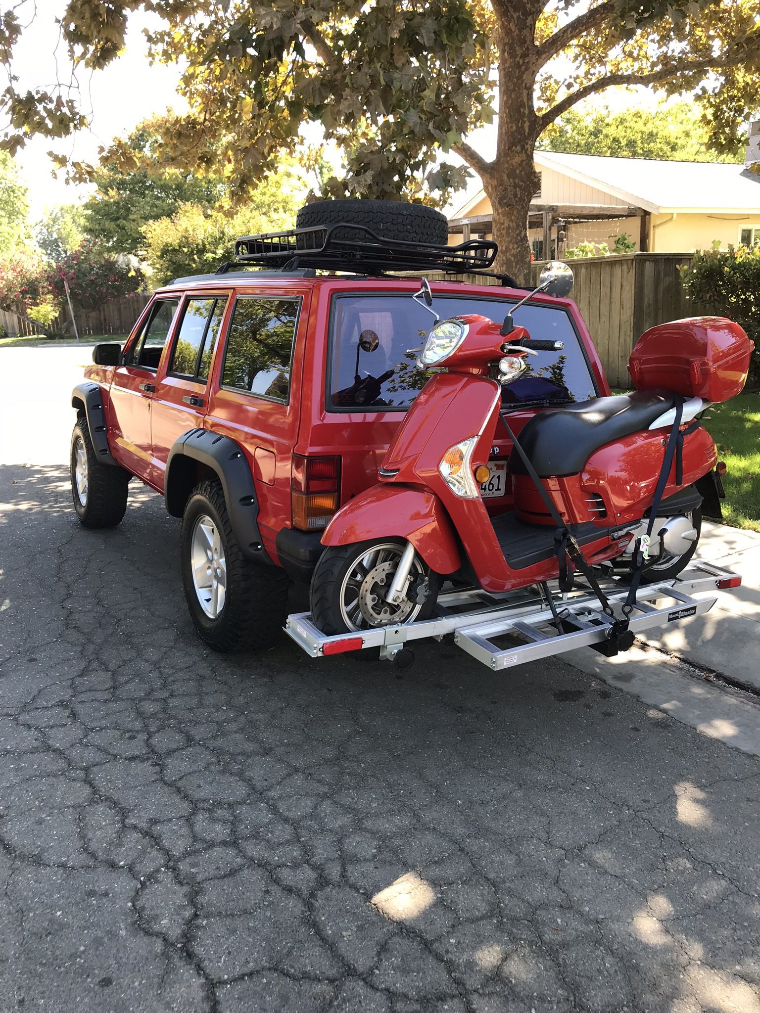 Harbor Freight Motorcycle hauler Used $90 obo 