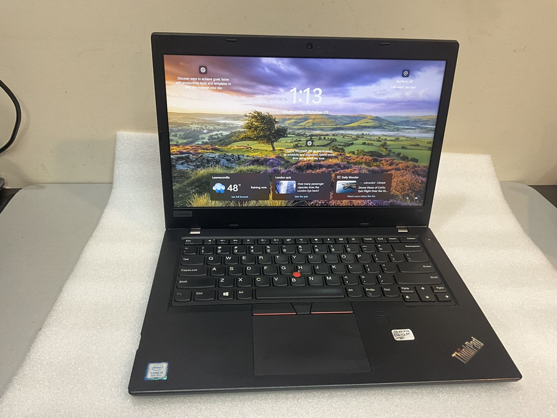 Lenovo ThinkPad L480 14" (i5-8250u 1.60GHz - 8GB RAM - 256GB SSD - Win11Pro) The Lenovo ThinkPad L480 is a powerful 14-inch laptop perfect for worksta