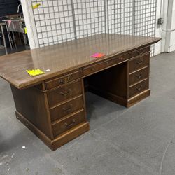 Large Wood Desk 