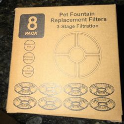 Pet Fountain Filters (7) New In Box