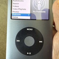 Apple IPod classic 7th generation 160GB No Charger