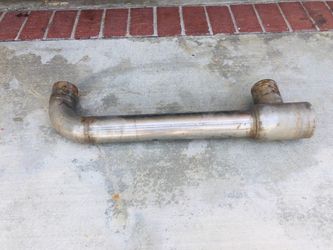 stainless crossover exhaust for direct drive