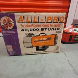 Portable Propane Forces Air Heater 