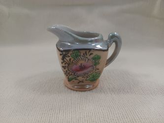 Vintage Japanese lusterware creamer