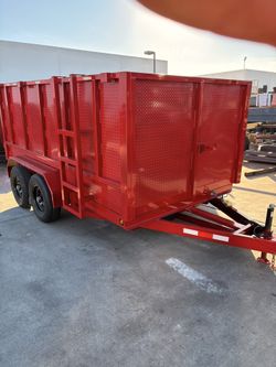 New 2026 Model Dump Trailer. Any Color Needed 