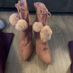 Mauve Heel Bootie