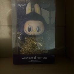 Pop Mart × PRONOUNCE Labubu WINGS OF FORTUNE Vinyl Plush Hanging Card 'Purple'