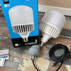 Hyperikon LED Light Bulb 90W=500W, High Efficiency Corn Bulb, Omnidirectional, with an E39 Base, UL, Crystal White