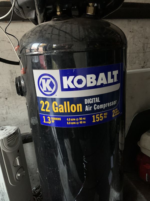 22 gallon Kobalt air compressor for Sale in Kent, WA OfferUp