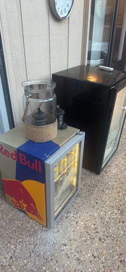 Red Bull outdoor mini fridge