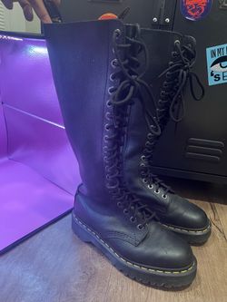 Dr. Martens 1B60 Bex Black Pisa knee high boots