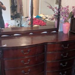 Dresser And Mirror