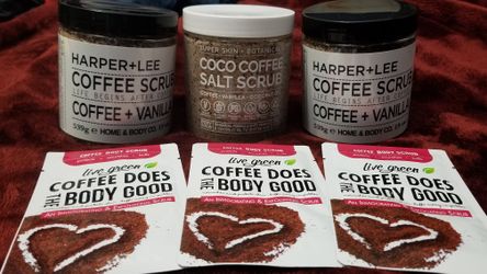 Coffee Body Scrubs (all 6 items)* Great Gifts🌺🌻