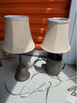 Rustic lamps