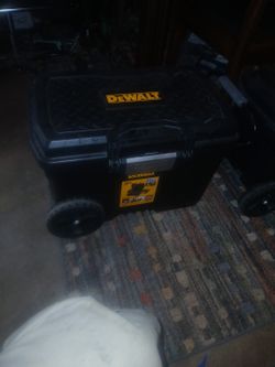 Two Dewalt 15 Gallon.tool Totes