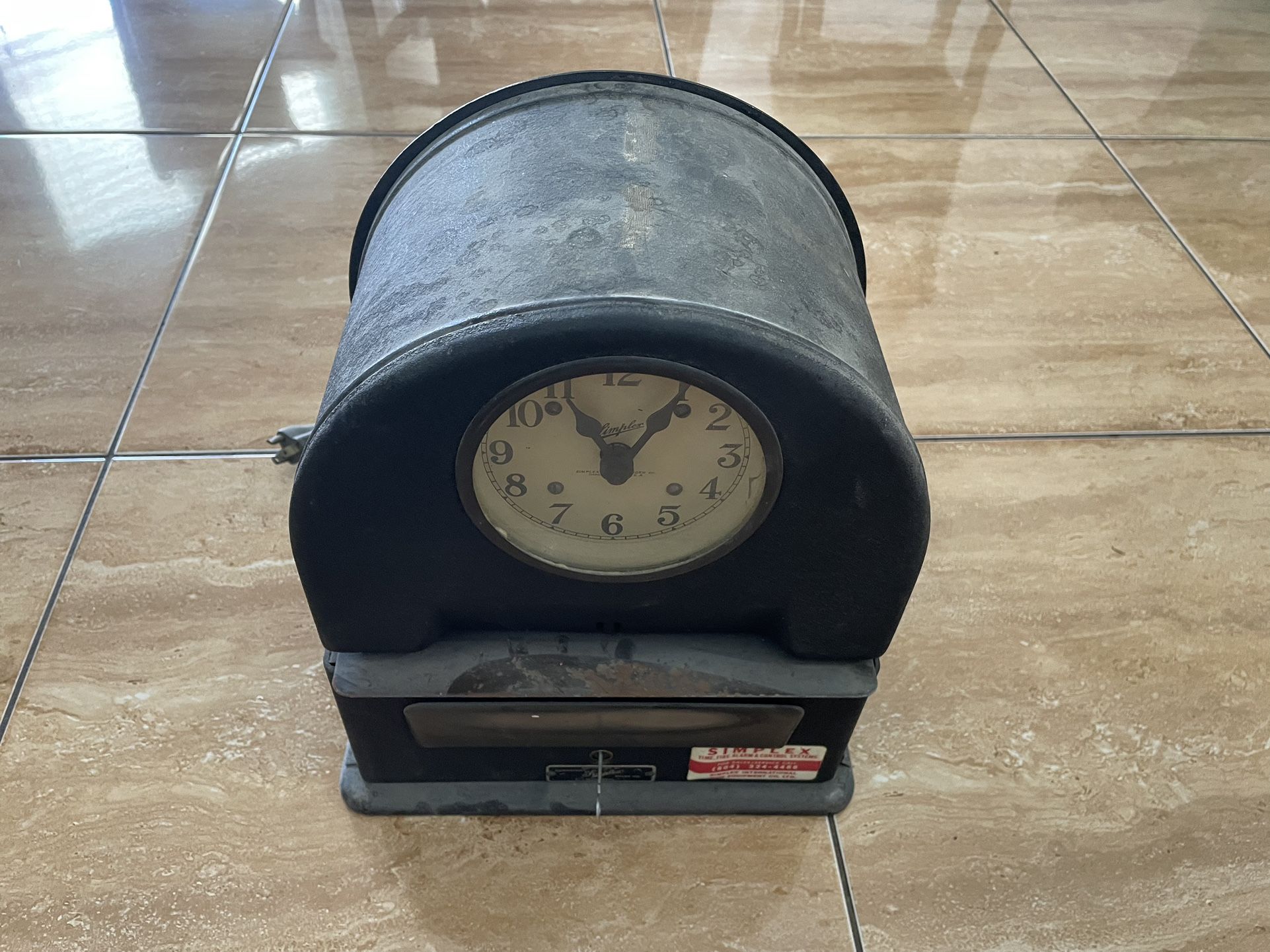Antique Punch Clock