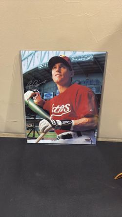 Craig Biggio Signed 11x14 w COA 
