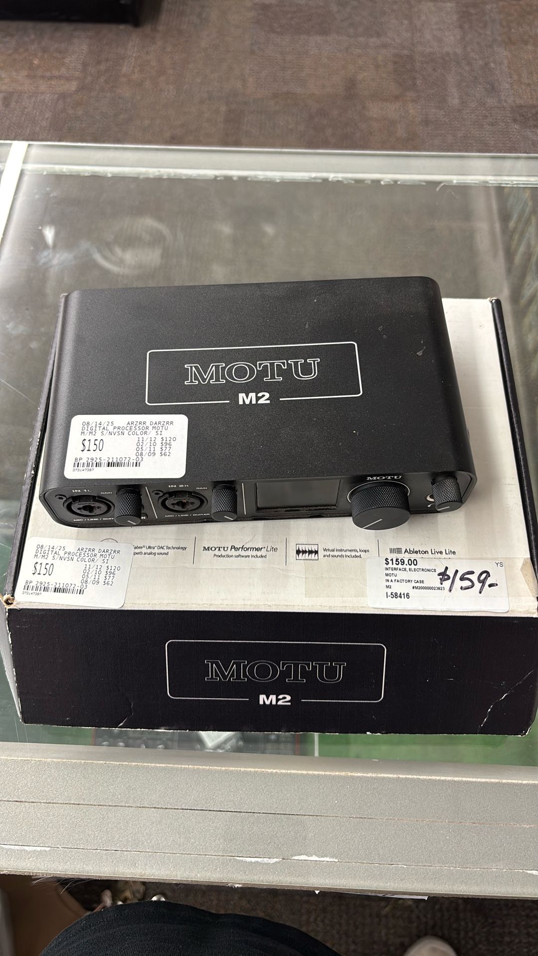 Motu M2 Audio Interface