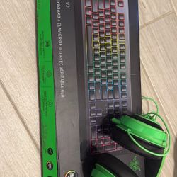 Gaming Keyboard/ Headset 