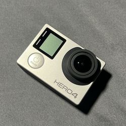 GoPro Hero 4 Silver With Housing And GoPro Accessories