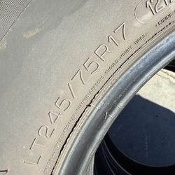 LT245/75/17 Michelin 10ply (3 Tires) $60.00/ All 3 