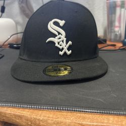 White Sox Fitted Hat 7 and 1/2