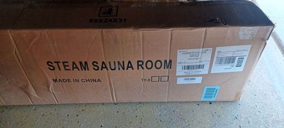 Steam Sauna Room Kit, gently used twice. in Box