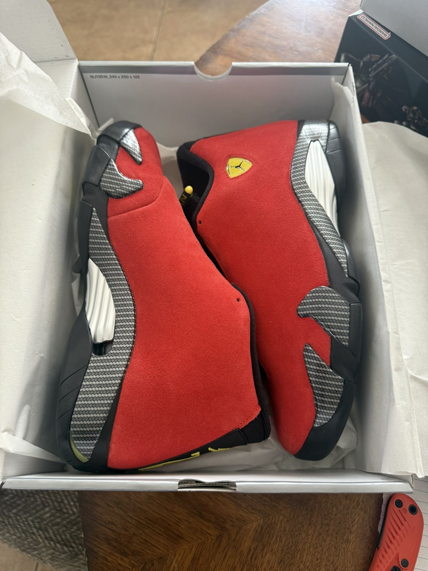 Jordan 14 Retro Ferrari 2025 Size 11 Men
