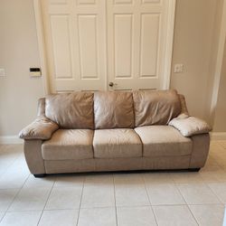 Leather Sofa  Couch 