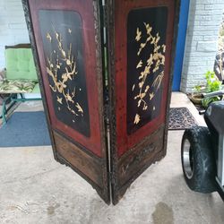 Japanese Or Chinese Privacy Antique Wall 