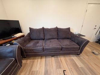 Three Seater couch and loveseat.