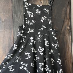Mickey Mouse Overall Dress Sz M (Women)