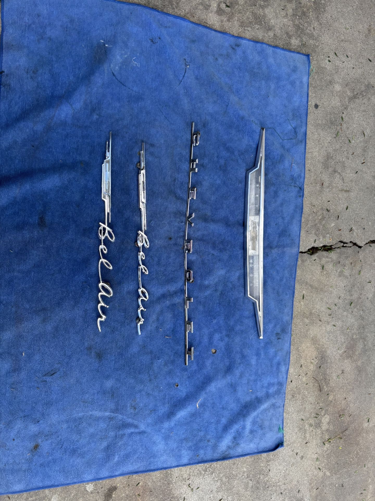 1962 Chevy Belair parts moldings $100